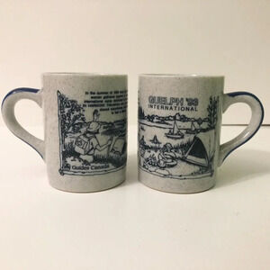 Vintage Girl Guides of Canada Mugs 1993  Guelph International Capilano